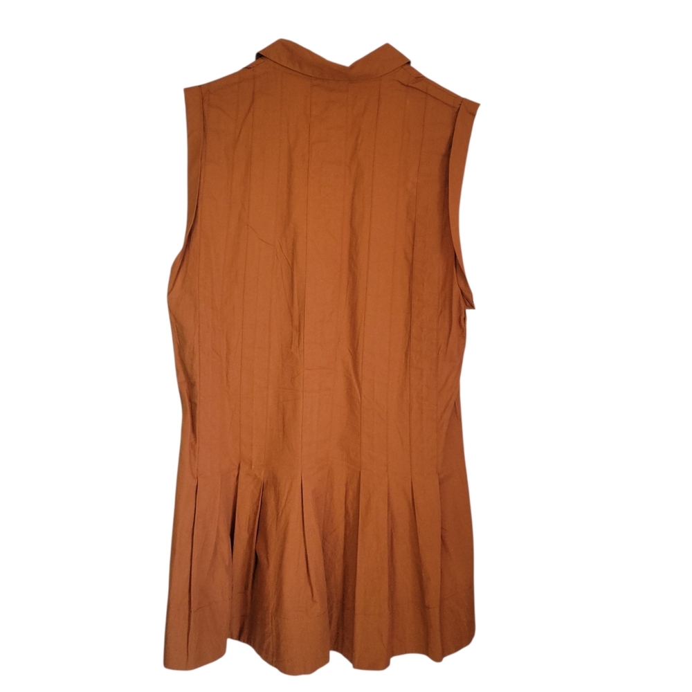 Free People Naomi Mini Dress XS Sienna Pleated Collared Shift Revolve Boho - Picture 9 of 12
